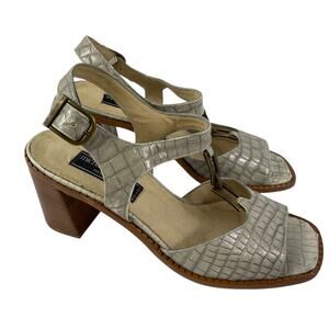 Michael Shannon New York Made in Spain Block Heel Sandals Women's 9 1/2 B
